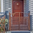 thumbnail image 2 of Minkissy 1Pcs Fence Ornament for Outdoor Use Brown Decor, 2 of 8