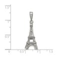thumbnail image 3 of Sterling Silver Eiffel Tower Pendant Necklace for Women with Paris Landmark Design, France Travel Charm, Romantic French Jewelry, Parisian Style Accessory, 3 of 7