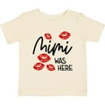 thumbnail image 3 of Inktastic Mimi Was Here Red Kisses Boys or Girls Baby T-Shirt, 3 of 5