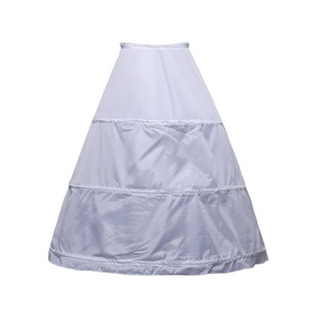 ROZYARD Women Crinoline Petticoat White Hoop Skirt Floor / Knee Length Ball Gown Slip Girls Underskirt for Wedding Bridal Dress
