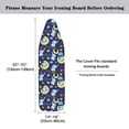 thumbnail image 6 of HELLHERO Iron Board Cover Elastic Edge Dust Covers Soft Easy to Install Ironing Board Covers for Women, Elephant Moon, 6 of 6