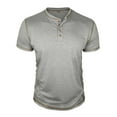 thumbnail image 5 of Nafuu Males T Shirts Solid Color Crew Neck Short Sleeve For Soft Breathable Everyday Tee Top Comfort Home Workout Shirts For Men, 5 of 7