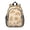 Orange Cat and, variant on Space Cat and Galaxy Black Pattern Backpack for School, Cute School Bag with Adjustable Shoulder Straps and Padded Back, 15"x11.42"x5.5"