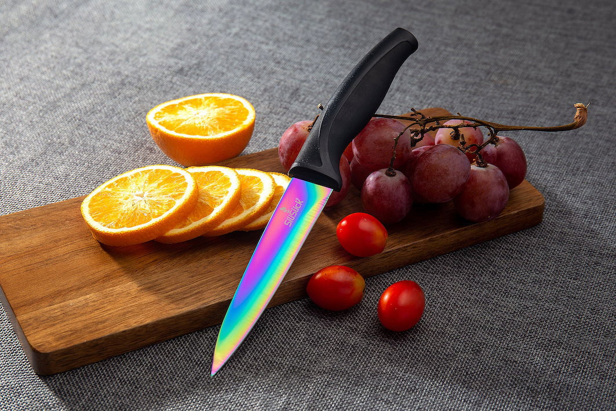 Full Tang Kitchen Knife Set  5-Piece Stainless Steel Knife Set – SiliSlick®