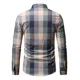 thumbnail image 2 of Camisa A Cuadros Manga Larga Con Botones Para Hombre, 2 of 4