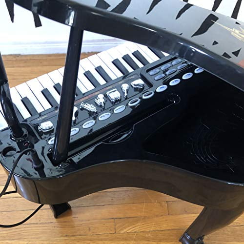 Piano pour enfant - Instrument de musique électronique avec 37 touches pour  fille - Cadeau - Jouet musical éducatif avec pieds amovibles - Microphone -  Plusieurs modes de musique - Lumière - Tabouret : : Jouets