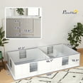 thumbnail image 6 of Dog Bed PawHut Whelping Box for Dogs and Puppies, Dog Whelping Box with Waterproof Pee Pad, Adjustable Height Door, for Large Dogs Indoor Use, 96" x 47" x 19",Large Dog Bed, 6 of 9
