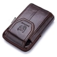 thumbnail image 4 of Riñonera Riñonera de cuero para hombre, riñonera, riñonera, funda para teléfono con trabilla para ci BULLCAPTAIN Riñonera, 4 of 7