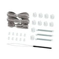 thumbnail image 4 of funtasica RV Pleated Shade Repair Kit Repair and Maintain Lightweight Trailer Replacement Hardware Accessories RV Repairing Kit Gray, 4 of 8