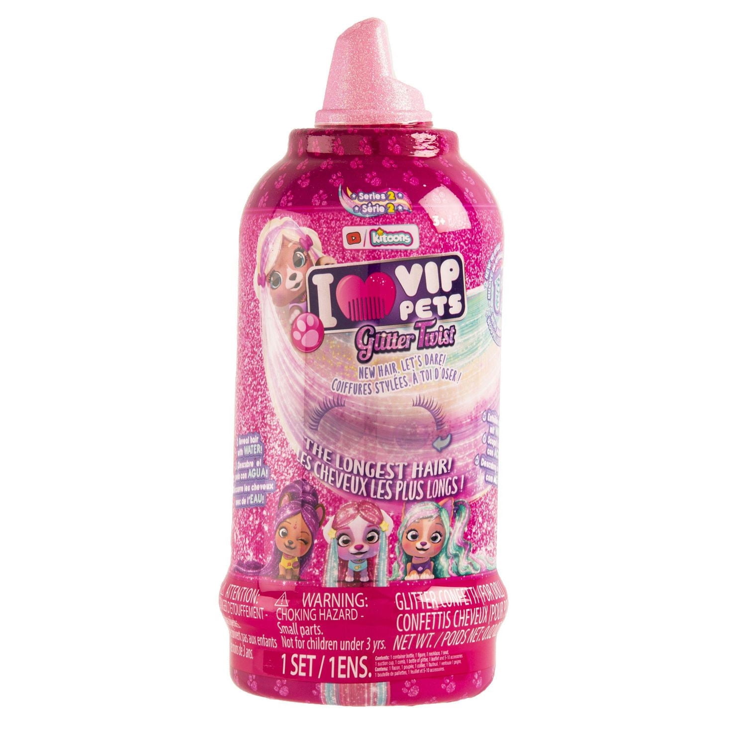 VIP Pets - Poupée surprise aux cheveux à révéler