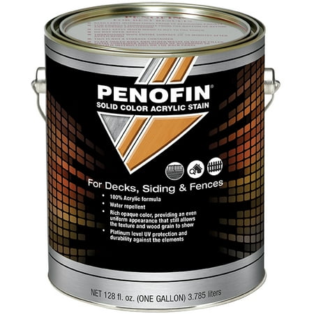 Penofin Solid Tintable Medium Acrylic Deck, Siding and Fence Stain 1 gal. - Case Of: