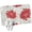 Gray, variant on 5.25'x6.56' Area Rug for Living Room, Red Black Flowers Non Slip Soft Rugs for Bedroom Dining Room, Washable Low Pile Rugs Kitchen Floor Mat Throw Carpet Abstract Botanical Floral Textured Plant