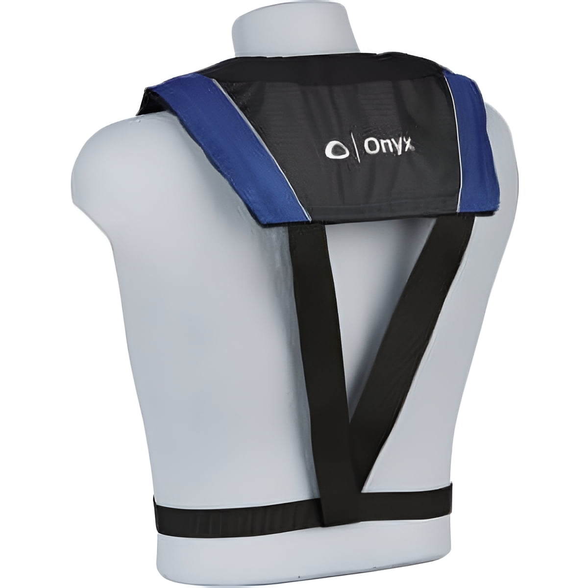 Onyx Outdoors Adult Auto/Manual Inflatable Life Jacket, Blue