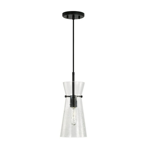 1 Light Pendant-Matte Black Finish Capital Lighting 342411Mb