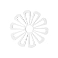 thumbnail image 3 of Household Flower-Shaped Dining Table Heat Insulation, Non-Slip Tea Mat, 3 of 9