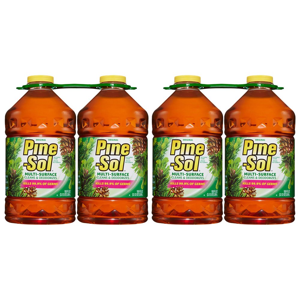 PineSol MultiSurface Disinfectant, Pine Scent (100 oz., 4 Walmart