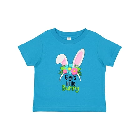 

Inktastic Gigi s Little Bunny Cute Easter Bunny Ears Gift Toddler Boy or Toddler Girl T-Shirt