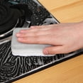 thumbnail image 4 of Nvzi Bloque de esponja de limpieza de tres capas y 5 piezas para utensilios de cocina, paño de limpieza de tazones y ollas, esponja de doble cara gris y blanca para lavar platos, 11 * 7 * 3 cm, 4 of 5