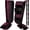 Pink, variant on RDX Shin Guards for Kickboxing, Maya Hide Leather KARA Instep Foam Protection, Red