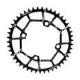 thumbnail image 1 of Plato De Bicicleta 104BCD Rueda Dentada Bicicleta Piezas De Anillo De Cadena Redonda Negro 46T Sunnimix Plato de bicicleta, 1 of 8