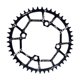 thumbnail image 1 of Plato De Bicicleta 104BCD Rueda Dentada Bicicleta Piezas De Anillo De Cadena Redonda Negro 46T Sunnimix Plato de bicicleta, 1 of 8