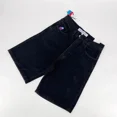 thumbnail image 1 of Pantalones cortos vaqueros azules con patrón de bola negra bordada, pantalones cortos vaqueros de baloncesto de cintura alta para hombre, pantalones cortos Retro de verano con bolsillo callejero Y2K, 1 of 5