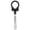 Black, variant on JDM Style Tow Hook, Screw,On Racing Towing Ring, M24x3 Thread, Front/Rear Mount, Metal Construction