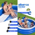 thumbnail image 2 of Alberca Inflable Familiar Circular Bestway Plástico PVC Resistente 231 cm, 2 of 4