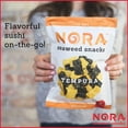 thumbnail image 4 of Spicy Tempura Seaweed Snacks by , Thick Nori Sheets Snack Strips, Low-Carb Healthy Snacks for Adults, Asian Snacks, Vegan, Non-GMO, 6-Pack, 4 of 5
