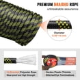 thumbnail image 3 of Cuerda de escalada VEVOR Call Protection Safety, de 25 a 100 a 150 pies, 3 of 9