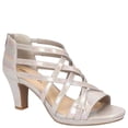 thumbnail image 1 of Sandalia Easy Street Bee para mujer con tacón, 6 cm, color natural iridiscente, 1 of 6