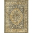 thumbnail image 3 of Transitional 5x8 Area Rug (5'3'' x 7'3'') Border Beige, Slate Blue Living Room Easy to Clean, 3 of 9
