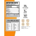 thumbnail image 2 of BulkSupplements Whey Protein Isolate Powder - 90%, Whey Protein Supplement, with BCAAs - Unflavored, 30g per Serving, 5kg (11 lbs), 2 of 5