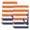Orange, variant on Anchor Teal Kitchen Towels Set of 2, Modern Navy Blue White Striped Nautical Absorbent Dish Towels for Kitchen, Microfiber Hand Towel, Quick Drying Tea Towel for Cleaning Decorative Dishcloths