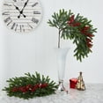 thumbnail image 7 of Nearly Natural 34in. Pine and Berries Artificial Hanging Plant (Set of 3), 7 of 7