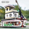 thumbnail image 5 of Music Store & Car Wash Street View Modular City Building Block Set, 2,168 Pieces with Light Kit Toys & Bricks GJ MSCW, 5 of 7