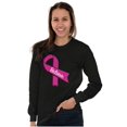 thumbnail image 4 of Breast Cancer Awareness Believe Women's Long Sleeve T Shirt Brisco Brands X, 4 of 6