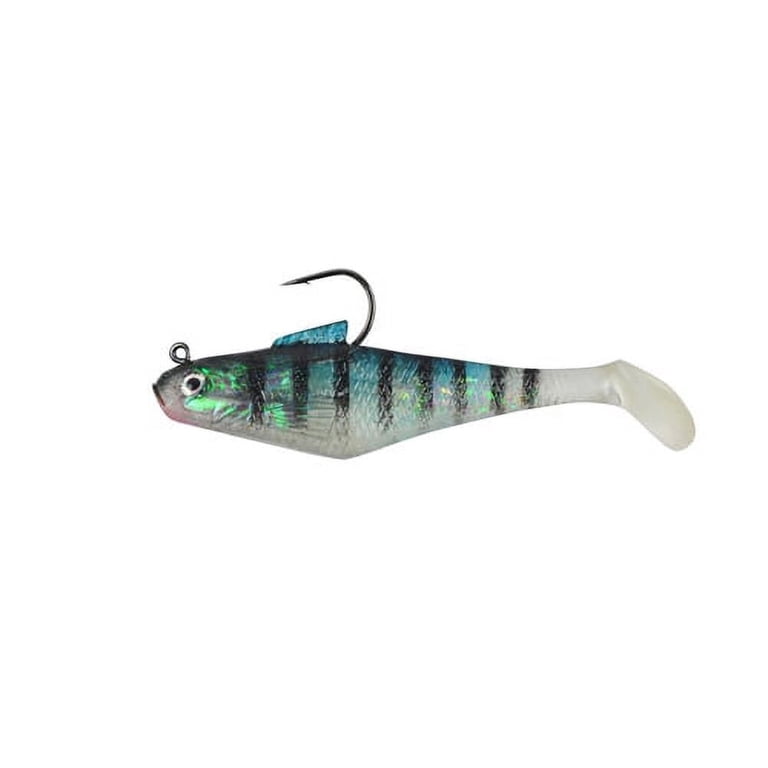 Berkley PowerBait Pre-Rigged Swim Shad Fishing Bait, Bluegill, 3in