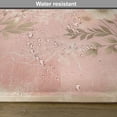 thumbnail image 5 of Ambesonne Pink Place Mats Set of 4, Leafy Floral Modern Grunge, Standard Size, Blush Dark Mustard, 5 of 5