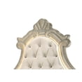 thumbnail image 6 of ACME Lucienne Velvet Upholstered Eastern King Bed with LED in Beige, 6 of 12