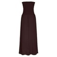 thumbnail image 7 of Oplxuo Women 2025 Summer Elegant Strapless Maxi Dress Tube Top Dress A Line Flowy Long Wedding Party Cocktail Dresses, 7 of 7