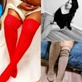 thumbnail image 7 of Lilvigor Women's Cable Knitted High Boot Socks Extra Long Winter Over Knee Stockings Leg Warmers Thigh-High Socks, 7 of 7