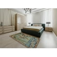 thumbnail image 4 of Ahgly Company Indoor Round Patterned Chocolate Brown Novelty Area Rugs, 3' Round, 4 of 6