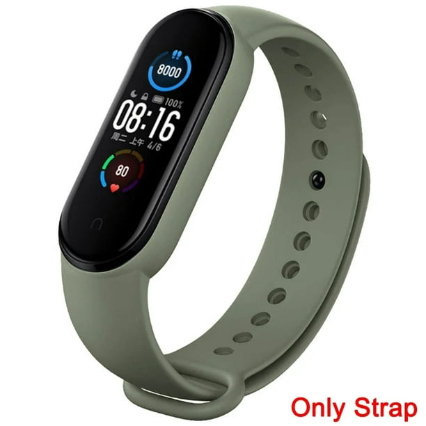 Correa De Silicón Unisex Para Smart Watch Mi Band 7 / 6 / 5 De Xiaomi