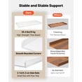 thumbnail image 6 of VEVOR Washer Dryer Countertop, 54 x 27.5 in Wooden Washer and Dryer Topper with Edge & 2 Hooks, Water-Resistant Laundry Machine Topper for Laundry Closet Pantry Counter Organization and Storage,White, 6 of 9