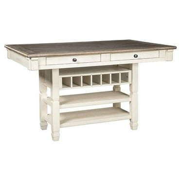 Ashley Bolanburg Engineered Wood Counter Height Dining Table in Two-Tone