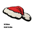 thumbnail image 2 of Mlkoz Outdoor Rug, Christmas Animation Santa Claus Christmas Hat Christmas Decoration Floor Mat Door Mat Carpet, Birthday Gifts, 2 of 5