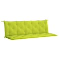 thumbnail image 3 of Juego de 2 cojines de banco VidaXL, color verde brillante, para uso exterior e interior, 3 of 9