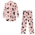 thumbnail image 2 of Whosucclay Puppy Bone Pattern Boys Suit, Polyester Fabric Boys Suit Set for School Wedding Photograph, Single Button Single Button Front Anti-Fade, 2 of 10