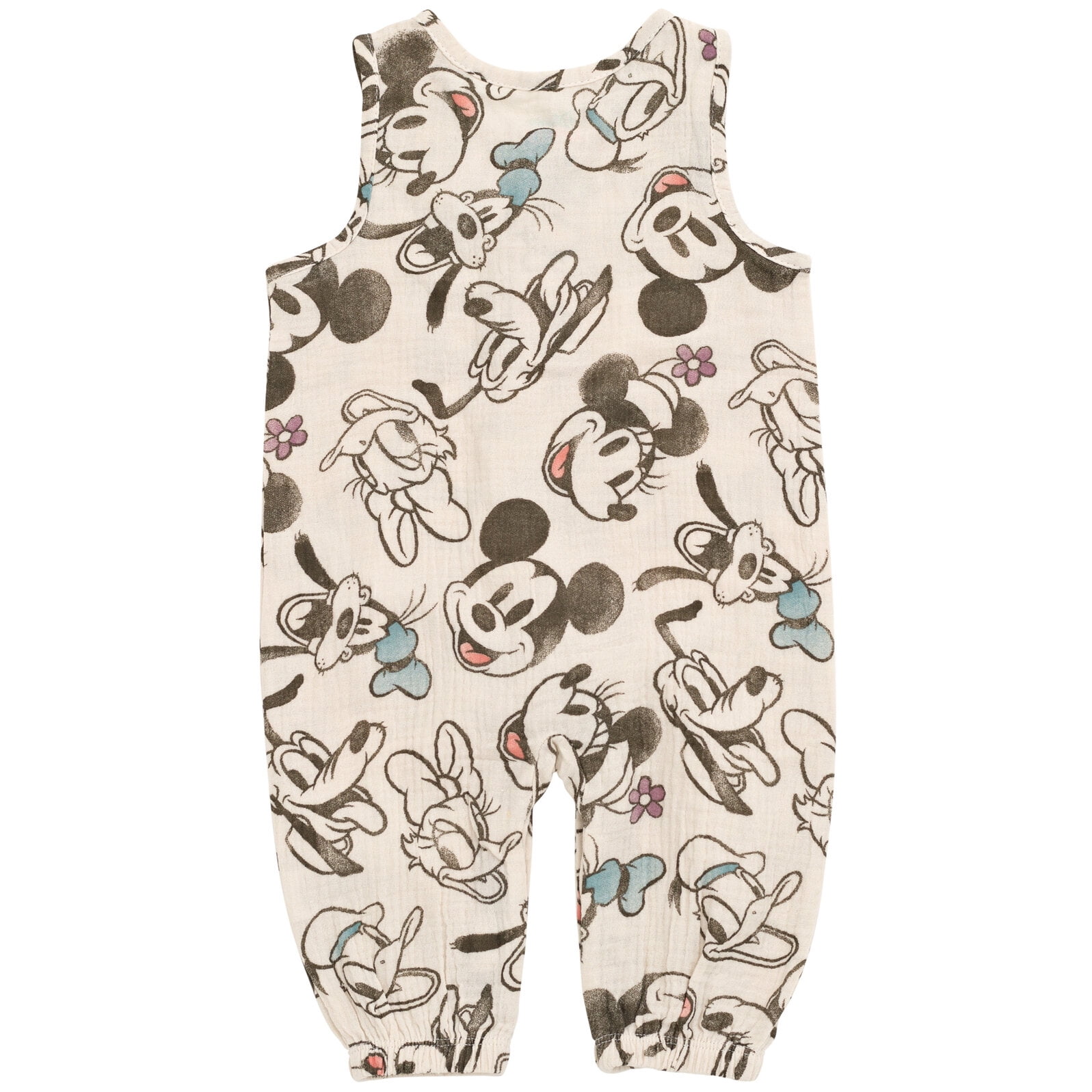 Disney Mickey Mouse Goofy Donald Duck Minnie Mouse Infant Baby Boys Romper Gray 18 Months